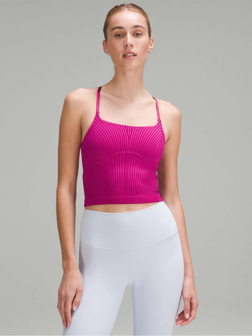 lululemon athletica Strappy Seamless Yoga Shelf Tank